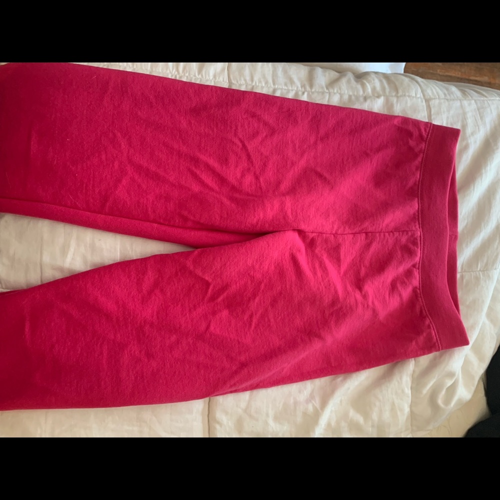 HOT PINK SWEATPANTS